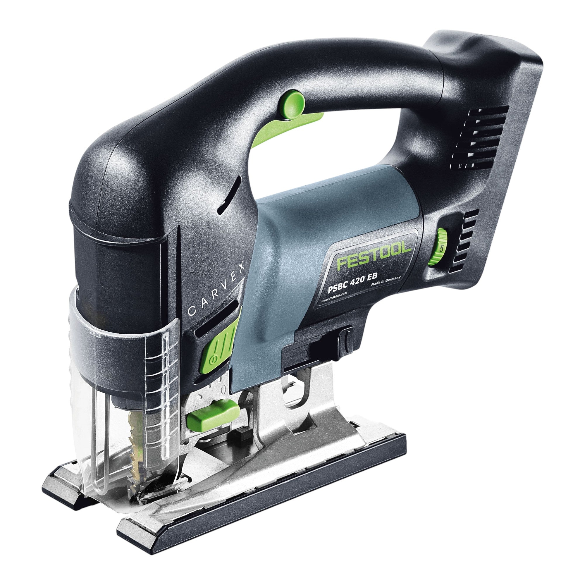 Festool PSBC 420 Basic Akku Pendelstichsaege 18 V 120 mm Brushless 1x Akku 5 0 Ah Ladegeraet Systainer 1 - toolbrothers