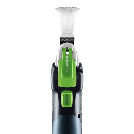 Festool VECTURO OSC 18 E Basic Set Akku Oszillierer 18 V Starlock Max Brushless 1x Akku 5 0 Ah Ladegeraet 7 tlg Zubehoer Set Systainer 4 - toolbrothers