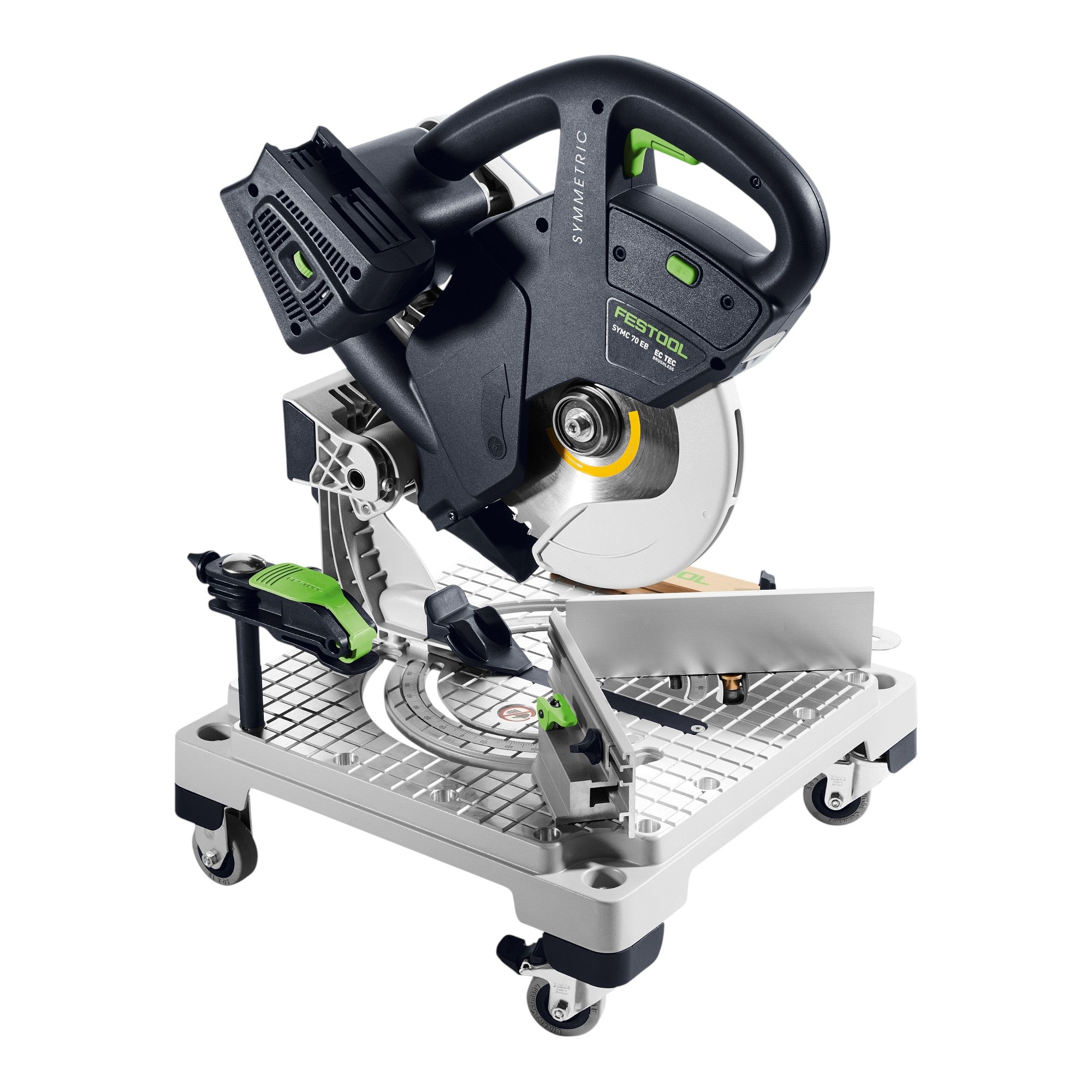 Festool SYMC 70 EB Basic SYMMETRIC Akku Leistensaege 36 V 2 x 18 V 216 mm 2x Akku 5 0 Ah Doppelladegeraet Systainer 1 - toolbrothers