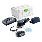 Festool ETSC 2 125 Basic Akku Exzenterschleifer 18 V 125 mm Brushless 1x Akku 5 0 Ah Ladegeraet Systainer 0 - toolbrothers