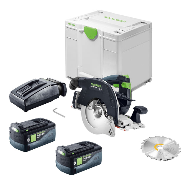 Festool HKC 55 KEB Basic Akku Handkreissaege 18 V 160 mm Brushless 2x Akku 5 0 Ah Ladegeraet Systainer 0 - toolbrothers