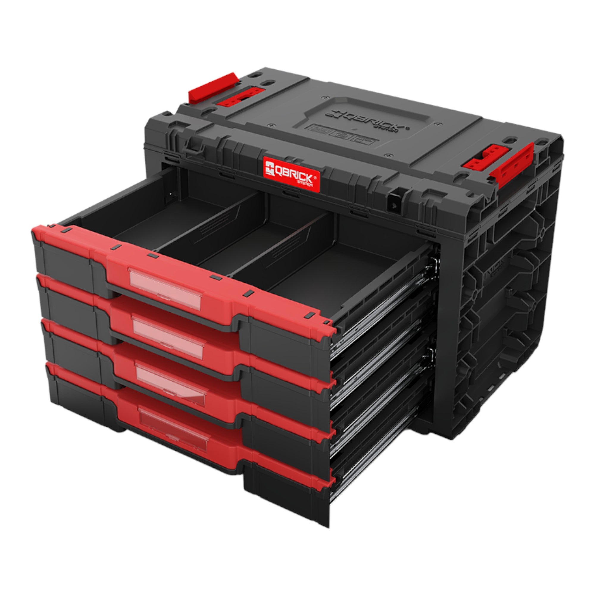 Qbrick System PRIME Drawer 4 Toolbox Basic modularer Werkzeugkasten mit 4 Schubladen 542 x 335 x 369 mm 21 2 l 0 - toolbrothers