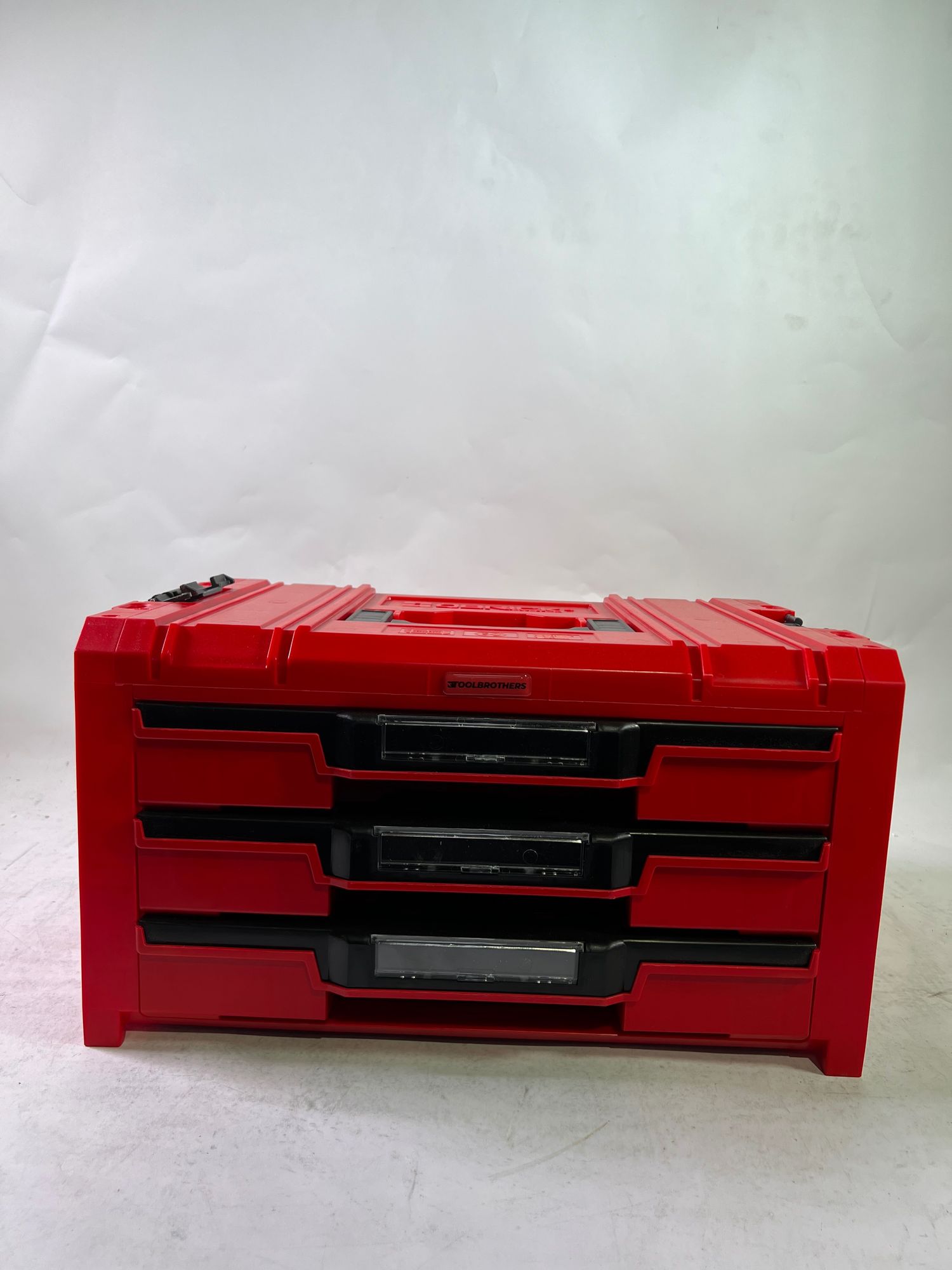 Qbrick System PRO Drawer 3 Toolbox 2 0 Expert RED ULTRA HD Werkzeugkoffer 450 x 310 x 244 mm 13 5 l stapelbar IP54 mit 3 Schubladen Gebraucht 0 - toolbrothers