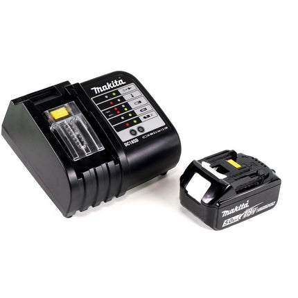 Makita DHP 453 STTK Akku Schlagbohrschrauber 18 V 42Nm + 5,0 Ah Akku + Ladegerät + 101 tlg. Zubehör Set - Toolbrothers