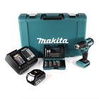 Makita DDF 483 ST1 Akku Bohrschrauber 18 V 40Nm im Makpac + 1x 5,0 Ah Akku + Ladegerät + 38 tlg. Bit- & Bohrer Set - Toolbrothers