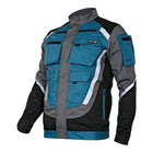 LAHTI PRO Arbeitsjacke mit Reflexstreifen Groesse XL L4040304 schwarz grau tuerkis 0 - toolbrothers