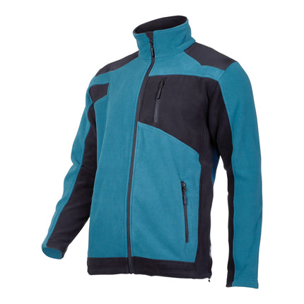 LAHTI PRO Fleecejacke mit Verstaerkung Groesse XXXL L4011406 tuerkis schwarz 0 - toolbrothers