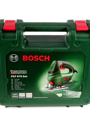 Bosch PST 670 (CT) Heimwerker Stichsäge 500W + 3x Stichsägeblätter + Koffer - Toolbrothers