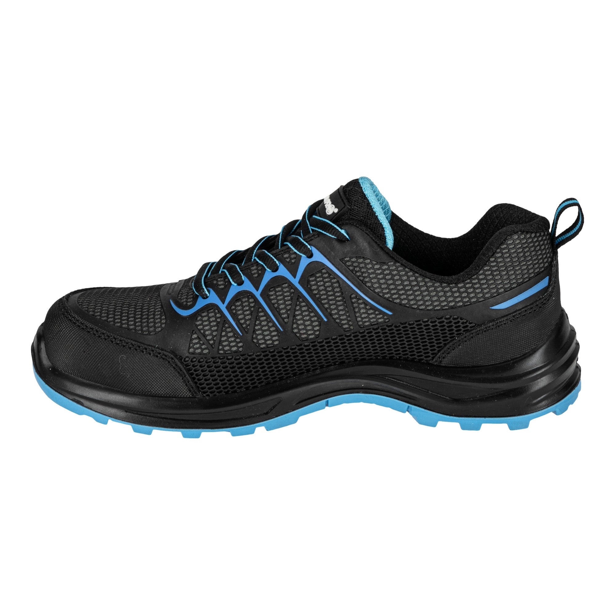 LAHTI PRO Sicherheitshalbschuh KPU Mesh S1P SRC Groesse 47 L3042247 schwarz blau 2 - toolbrothers