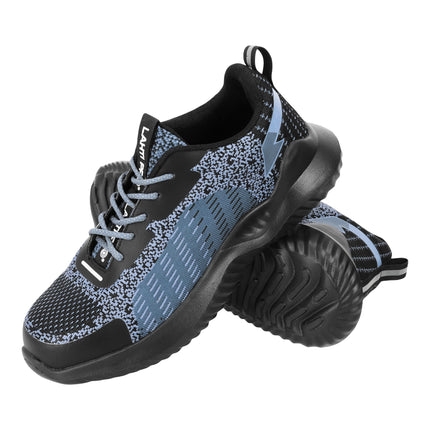 LAHTI PRO Sicherheitshalbschuh gestrickt SB FO Groesse 43 L3044243 blau schwarz 1 - toolbrothers