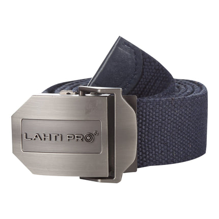 LAHTI PRO Stoff Guertel mit Schnellverschluss Schnalle 130 cm L9020300 marineblau 1 - toolbrothers