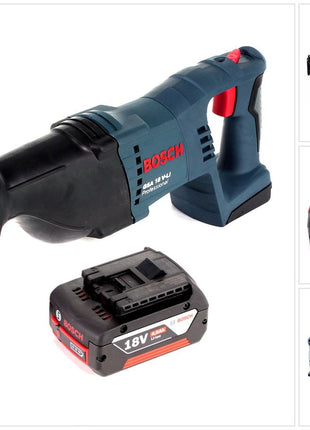 Bosch GSA 18 V-Li Akku Säbelsäge 18V + 1x Akku 4,0Ah - ohne Ladegerät, ohne Koffer - Toolbrothers