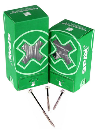 SPAX HI.FORCE Tellerkopfschraube 6,0 x 80 mm 100 Stk. ( 0251010600805 ) Vollgewinde Torx T-STAR plus T30 4CUT WIROX - Toolbrothers