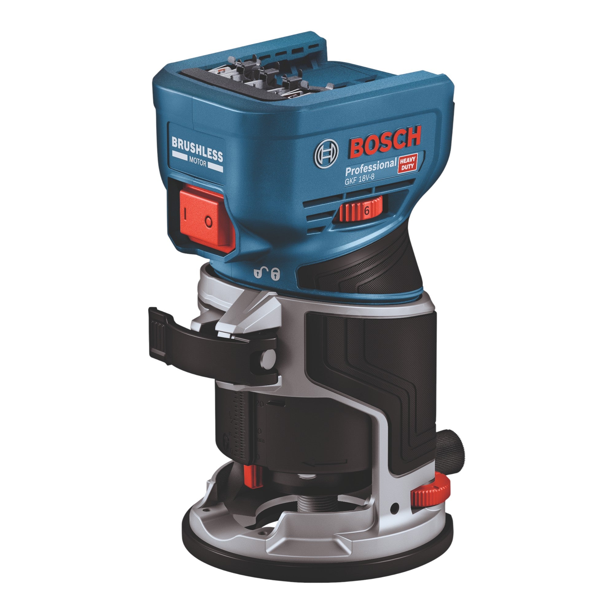 Bosch GKF 18V 8 Professional Akku Kantenfraese 18 V 8 0 mm Brushless 1x Akku 5 0 Ah Ladegeraet L Boxx 1 - toolbrothers