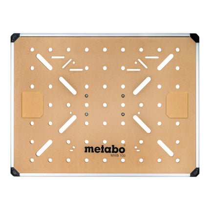 Metabo MWB 100 Multifunktionstisch mobile Werkbank robuste MDF Tischplatte 4 tlg Bankhaken Set 3 - toolbrothers