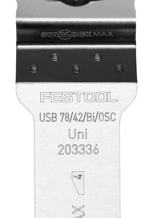 Hoja de sierra universal Festool USB 78/42/Bi/OSC/5 (203336) para OSC 18