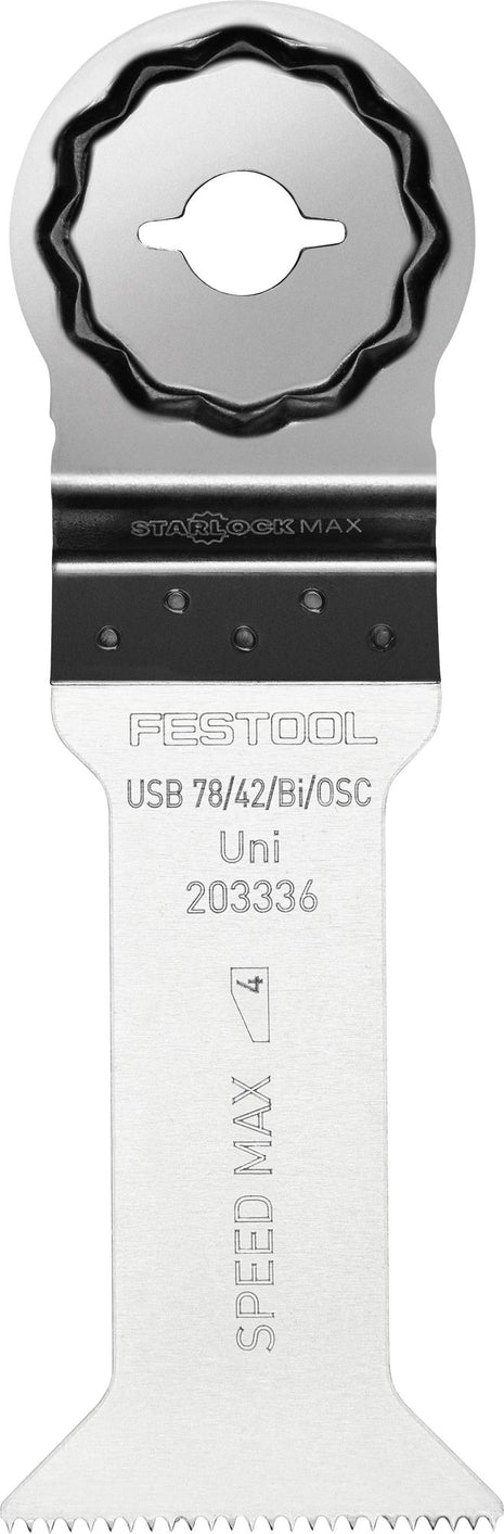 Festool USB 78/42/Bi/OSC/5 Lame de scie universelle Starlock MAX ( 203336 ) Bi-métal