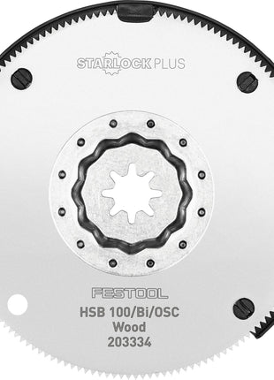 Hoja de sierra para madera Festool HSB 100/Bi/OSC (203334) para OSC 18