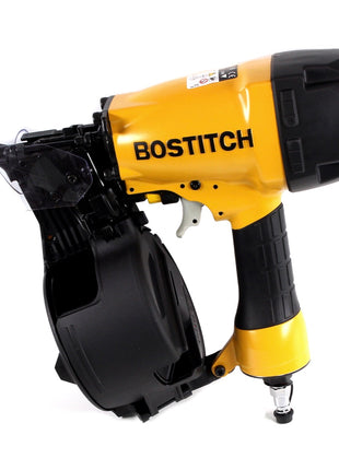 Bostitch N66C-2-E Druckluft Nagler Coilnagler bis 8,3 Bar 32 - 64 mm x 2,03 - 2,5 mm mit Einzelauslösung und Aluminium-Gehäuse im Tragekoffer - Toolbrothers