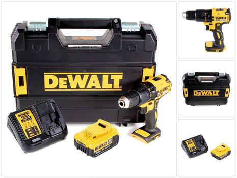 DeWalt DCD 778 M1T Akku Schlagbohrschrauber 18V 65Nm + 1x Akku 4,0Ah+ Ladegerät in TSTAK Box - Toolbrothers