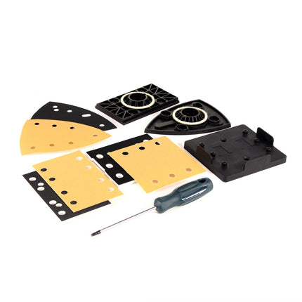 Bosch GSS 18 V-10 Akku Schwingschleifer 18 V Li-Ion Professional + Zubehör + 2 x 6,0 Ah Akku + Ladegerät - Toolbrothers