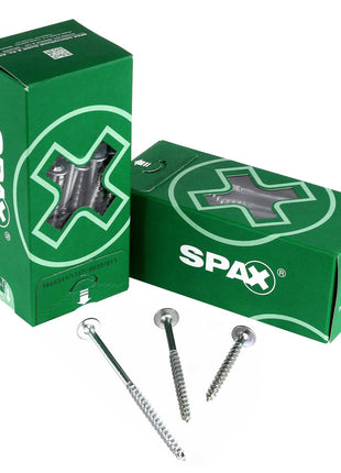 SPAX HI.FORCE Tellerkopfschraube 8,0 x 200 mm 100 Stk. ( 2x 0251010802005 ) Teilgewinde Torx T-STAR plus T40 4CUT WIROX - Toolbrothers