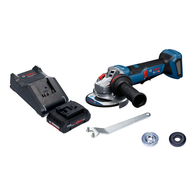 Bosch GWS 18V 11 PS Akku Winkelschleifer 18 V 125 mm Brushless 1x ProCORE Akku 4 0 Ah Ladegeraet 0 - toolbrothers