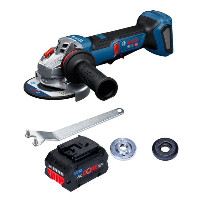 Bosch GWS 18V 11 PS Akku Winkelschleifer 18 V 125 mm Brushless 1x ProCORE Akku 8 0 Ah ohne Ladegeraet 0 - toolbrothers