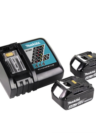 Makita DML 802 RM Akku Lampe 18 V Li-Ion für 14,4 und 18 V Akku + 2 x 4,0 Ah Akku + Ladegerät - Toolbrothers