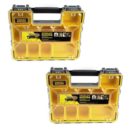 Stanley Profi Organizer FATMAX Set mit tiefen Fächern ( 2x 1-97-518 ) Wasserdicht IP 53 mit Metallschliessen - Toolbrothers