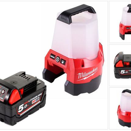 Milwaukee M18 TAL-501 Akku Baustrahler 18V Lampe + 1x Akku 5,0Ah - ohne Ladegerät - Toolbrothers