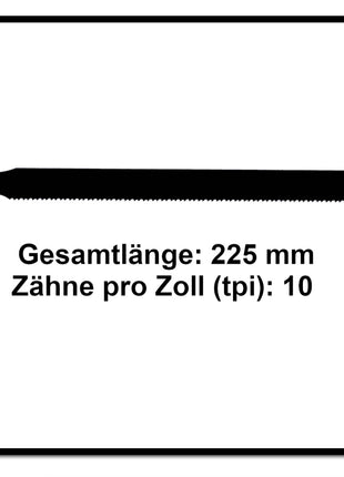 Komet Säbelsägeblatt PALLETS 225mm 10tpi 5 Stk. ( 501.360 ) HSS-Bi-Metall - Toolbrothers