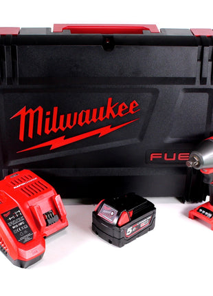 Milwaukee M18 FIWF12-501X Akku Schlagschrauber 1/2" 18 V 300 Nm + 1x Akku 5,0 Ah + Ladegerät + HD Box - Toolbrothers