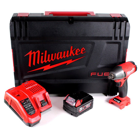 Milwaukee M18 FIWF12-501X Akku Schlagschrauber 1/2" 18 V 300 Nm + 1x Akku 5,0 Ah + Ladegerät + HD Box - Toolbrothers