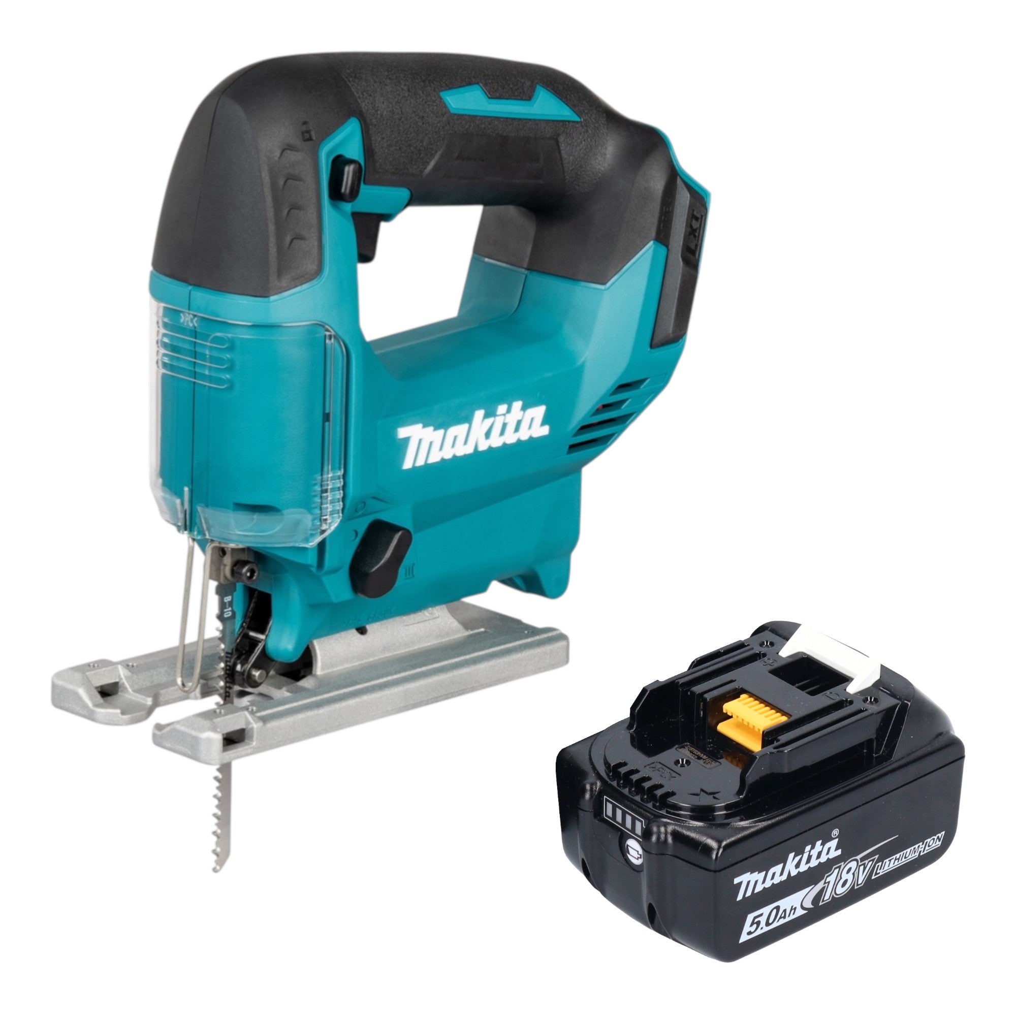 Makita DJV 186 T1 Akku Pendelhubstichsaege 18 V 1x Akku 5 0 Ah ohne Ladegeraet 0 - toolbrothers