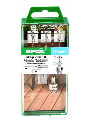 SPAX Bohrsenker step drill 4 Terasse 4 mm Bohrdurchmesser 60 mm Länge ( 5000009186049 ) - Toolbrothers