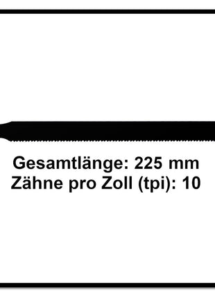 Komet Säbelsägeblatt PALLETS 225mm 10-10tpi 25 Stk. ( 5x 501.398 ) HSS-Bi-Metall - Toolbrothers