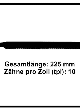 Komet Säbelsägeblatt PALLETS 225mm 10tpi 10 Stk. ( 2x 501.342 ) HSS-Bi-Metall - Toolbrothers