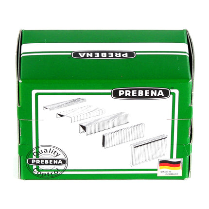 Prebena 2XR-ES40 Klammergerät Druckluft Nagler im Transportkoffer Typ ES + 7800x Prebena ES18CNKHA Heftklammern - Toolbrothers