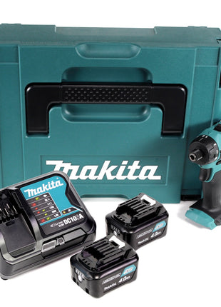 Makita DF 031 DSMJ Akku Bohrschrauber 10,8V 30Nm im Makpac + 2x 4,0 Ah Akku + Ladegerät - Toolbrothers