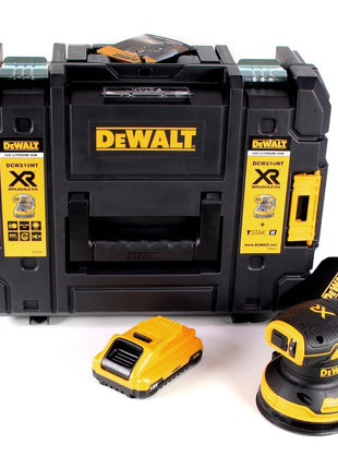 DeWalt DCW 210 NT Akku Exzenterschleifer Brushless 18V 12.000U/min 125mm + 1x Akku 3,0 Ah in TSTAK - ohne Ladegerät - Toolbrothers