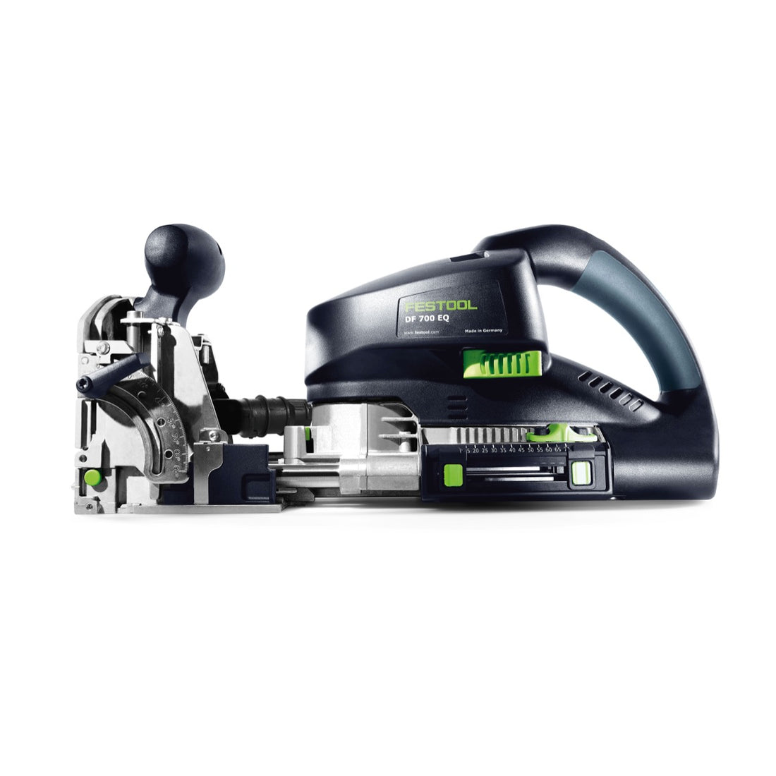 Festool DF 700 EQ-Plus Domino XL Fresatrice per giunzioni 720W / 70mm in valigetta Systainer + Accessori ( 574320 ) + Festool Tasselli di faggio DOMINO XL DS/XL D8/D10 306x BU ( 498204 )