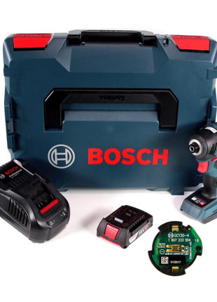 Bosch GDR 18V-200 C Akku Drehschlagschrauber 1/4" 18V 200Nm + 1x Akku 3,0Ah + Ladegerät + Connect Modul in L-Boxx - Toolbrothers