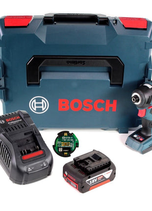 Bosch GDR 18V-200 C Akku Drehschlagschrauber 1/4" 18V 200Nm + 1x Akku 5,0Ah + Ladegerät + Connect Modul in L-Boxx - Toolbrothers