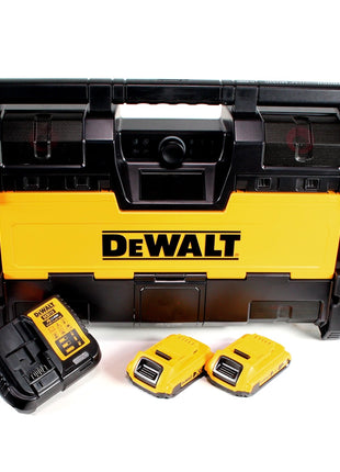 DeWalt DWST1-75663 D2 Akku Baustellenradio DAB+ + 2x Akku 2,0Ah + Ladegerät - Toolbrothers