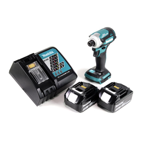 Makita DTD 171 RF Akku Schlagschrauber 18 V 180 Nm 1/4" Brushless + 2x Akku 3,0 Ah + Ladegerät - Toolbrothers