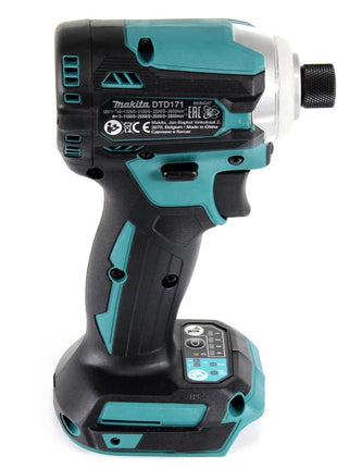 Makita DTD 171 RG Akku Schlagschrauber 18 V 180 Nm 1/4" Brushless + 2x Akku 6,0 Ah + Ladegerät - Toolbrothers