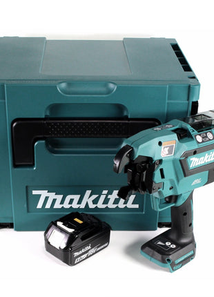 Makita DTR 180 T1J Akku Bewehrungsverbinder 18 V Brushless für 0,8mm Bindedraht im Makpac + 1x 5,0Ah Akku - ohne Ladegerät - Toolbrothers