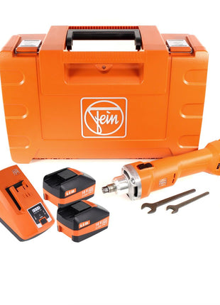 FEIN AGSZ 18-280 BL Akku Geradschleifer 18V ( 71230162000 ) Set im Koffer mit 2x 6,0 Ah Akku und Lader - Toolbrothers