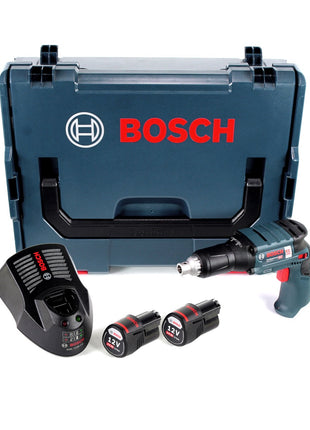 Bosch GTB 12V-11 Akku Trockenbauschrauber 12V 11Nm + L-Boxx + 2x Akku 3,0Ah + 1x Ladegerät - Toolbrothers